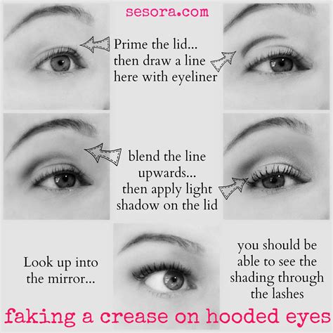 fake crease hooded eyes|makeup for hooded eyes.